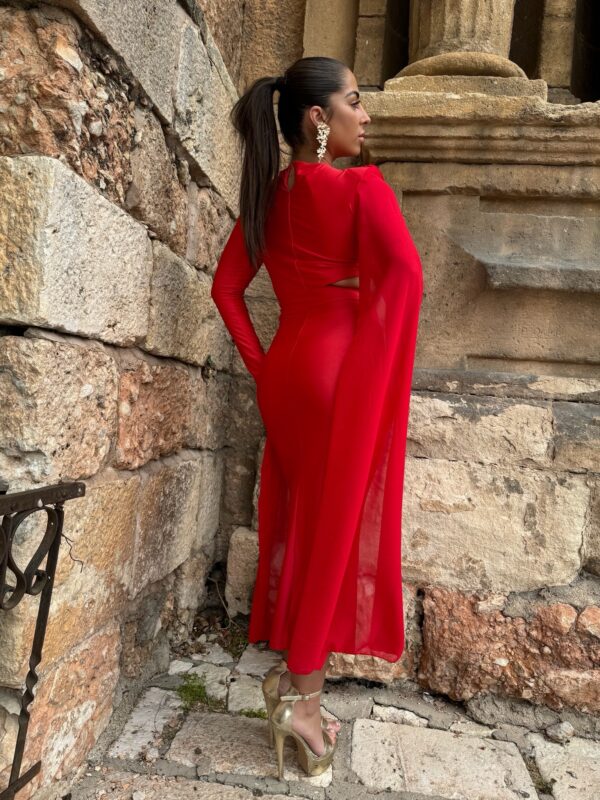 Vestido Mía Rojo - Imagen 4