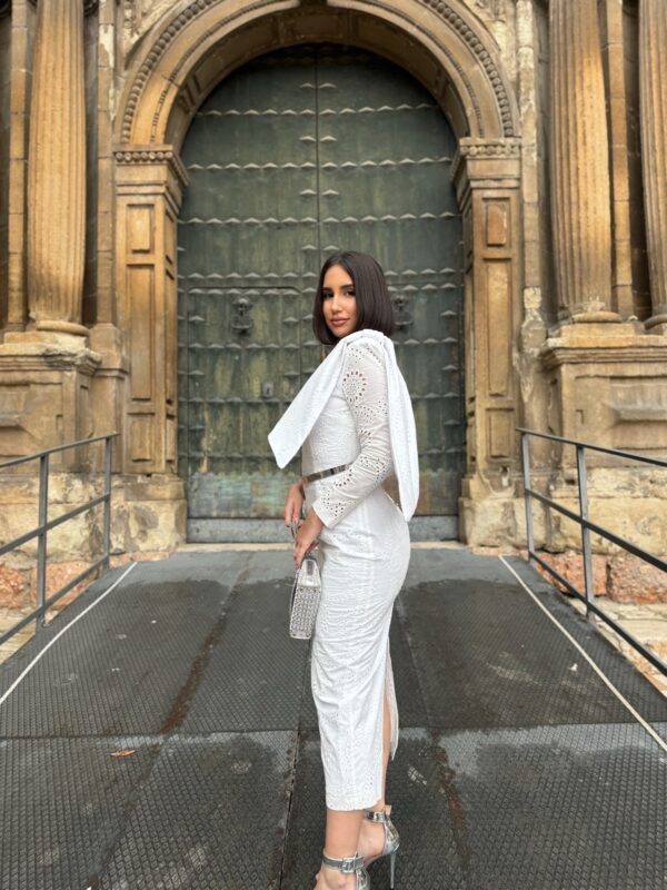 Vestido Lazo blanco