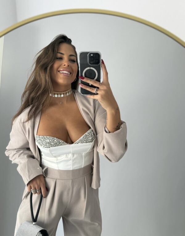 Corsé blanco
