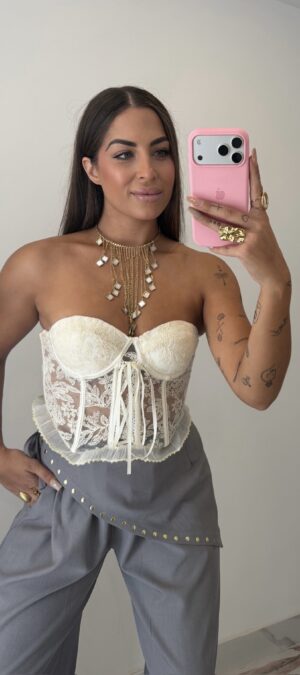 Corsé blanco